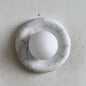 Solene White Marble Wall Sconce