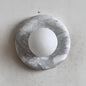Solene White Marble Wall Sconce