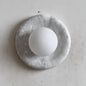 Solene White Marble Wall Sconce