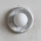 Solene White Marble Wall Sconce