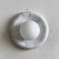 Solene White Marble Wall Sconce