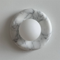 Solene White Marble Wall Sconce