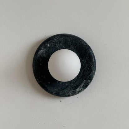 Solene Dark Green Marble Wall Sconce