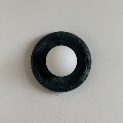 Solene Dark Green Marble Wall Sconce
