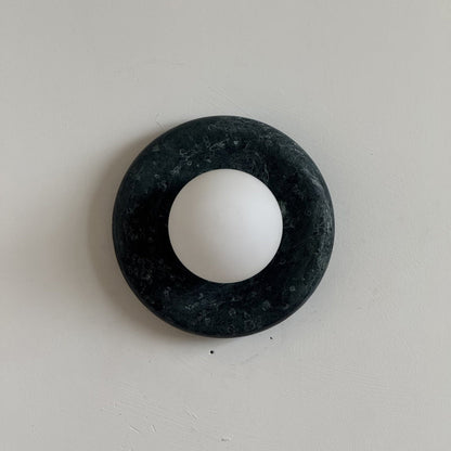 Solene Dark Green Marble Wall Sconce