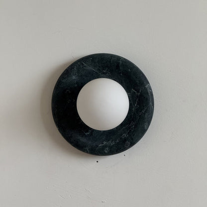 Solene Dark Green Marble Wall Sconce