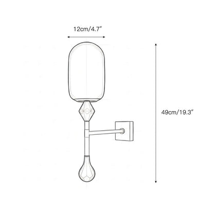 Tarleton Alabaster Wall Lamp