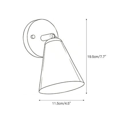 Cortona Brass Wall Lamp