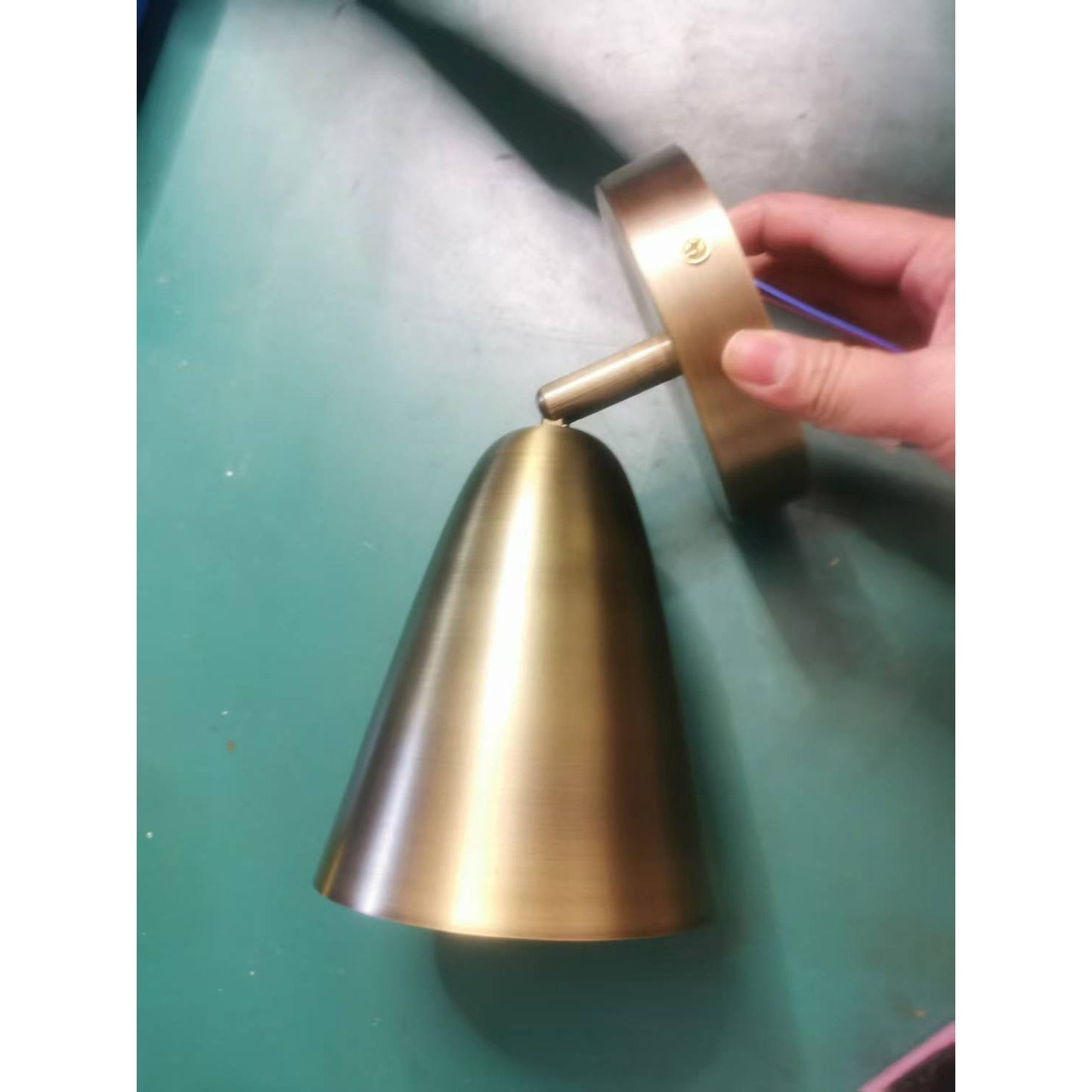 Cortona Brass Wall Lamp