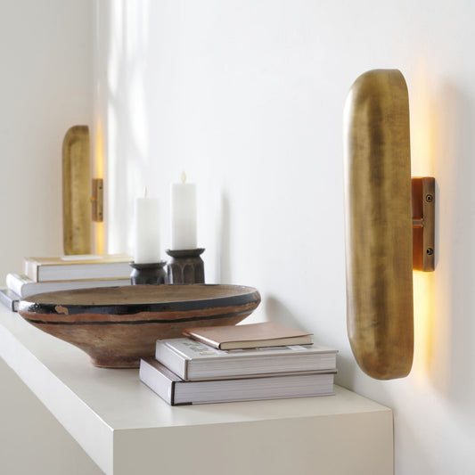 Cortona Brass Wall Lamp