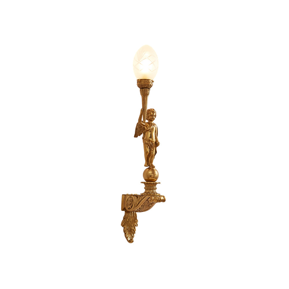 Aster Brass Wall Lamp