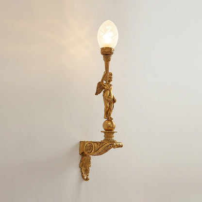 Aster Brass Wall Lamp