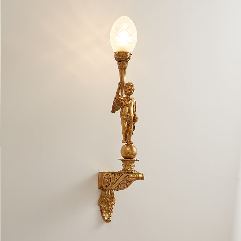 Aster Brass Wall Lamp