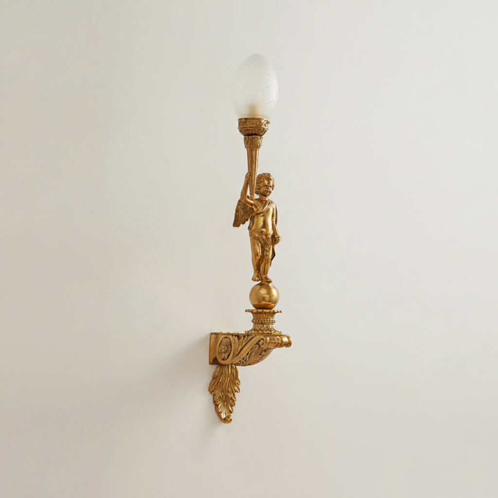 Aster Brass Wall Lamp