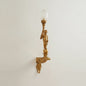 Aster Brass Wall Lamp