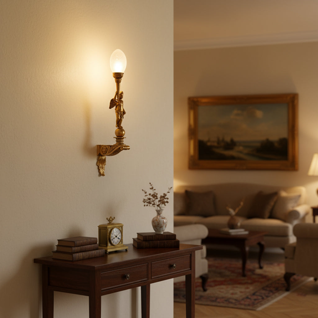 Aster Brass Wall Lamp