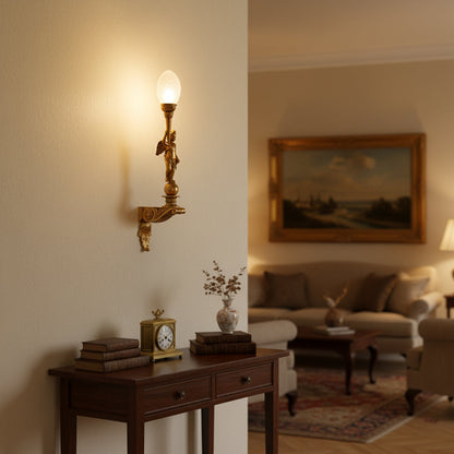 Aster Brass Wall Lamp
