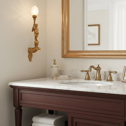 Aster Brass Wall Lamp