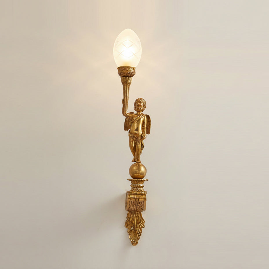 Aster Brass Wall Lamp