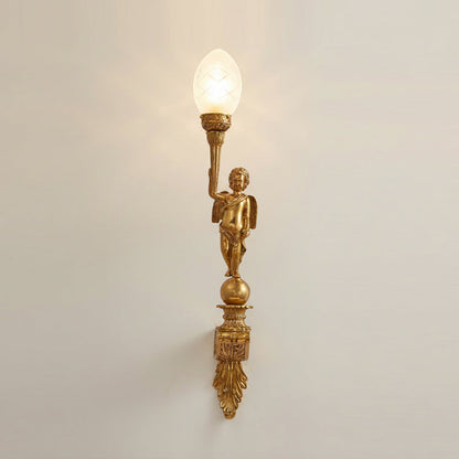 Aster Brass Wall Lamp