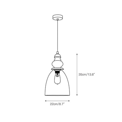 Kesa Glass Pendant Lamp