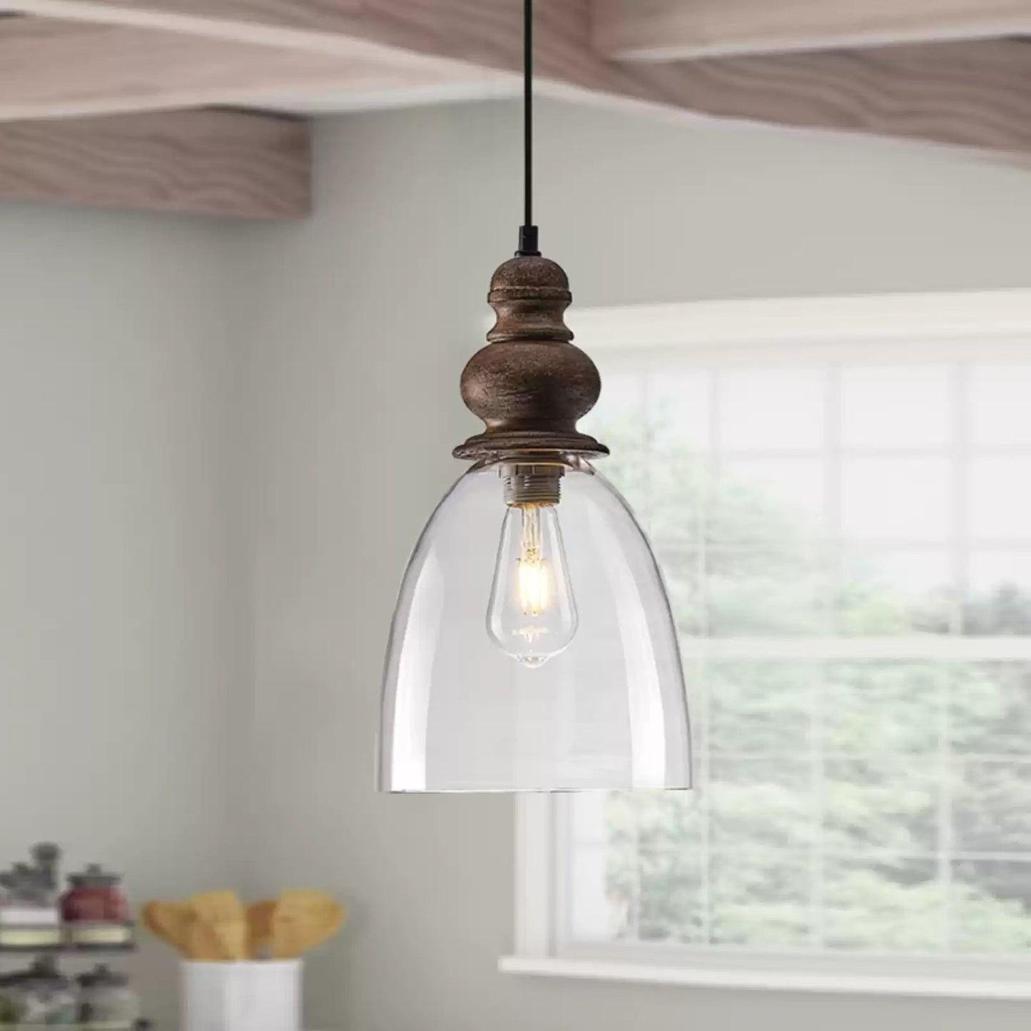 Kesa Glass Pendant Lamp