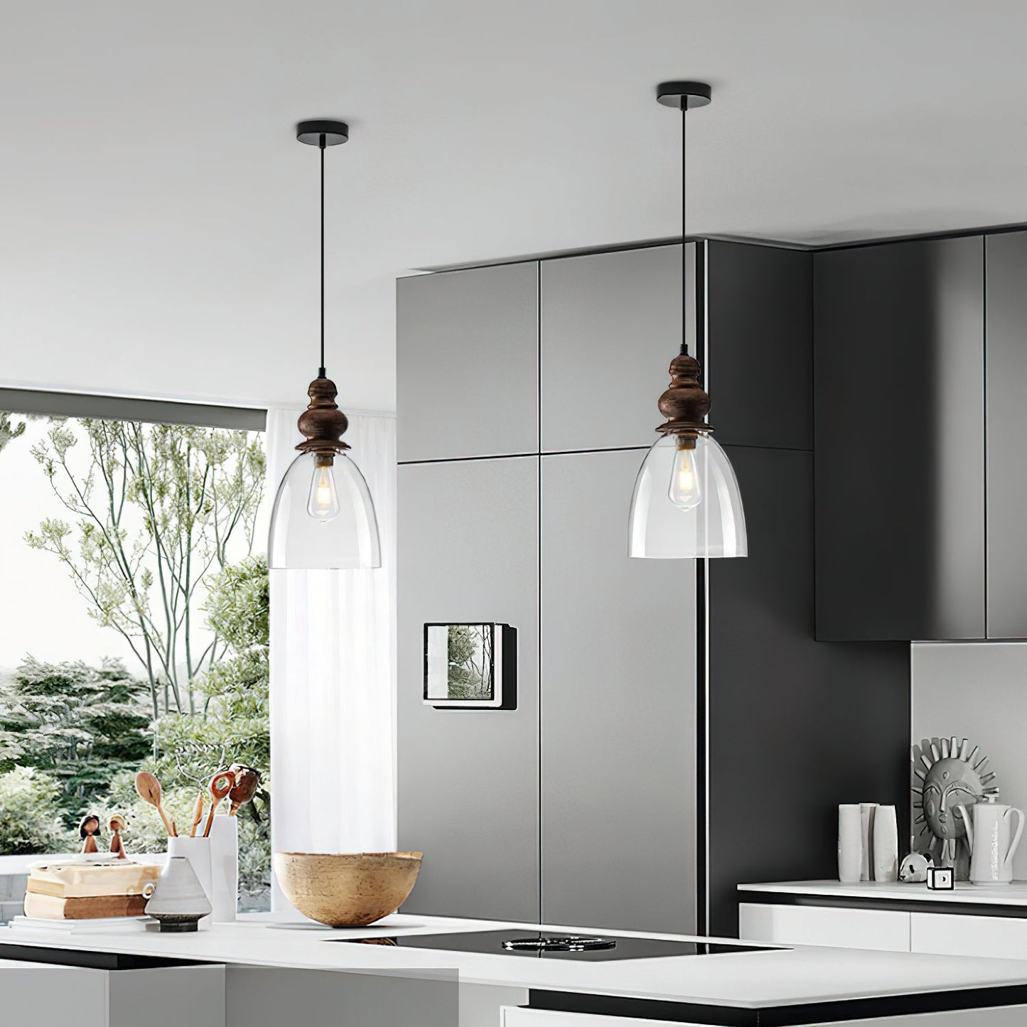 Kesa Glass Pendant Lamp