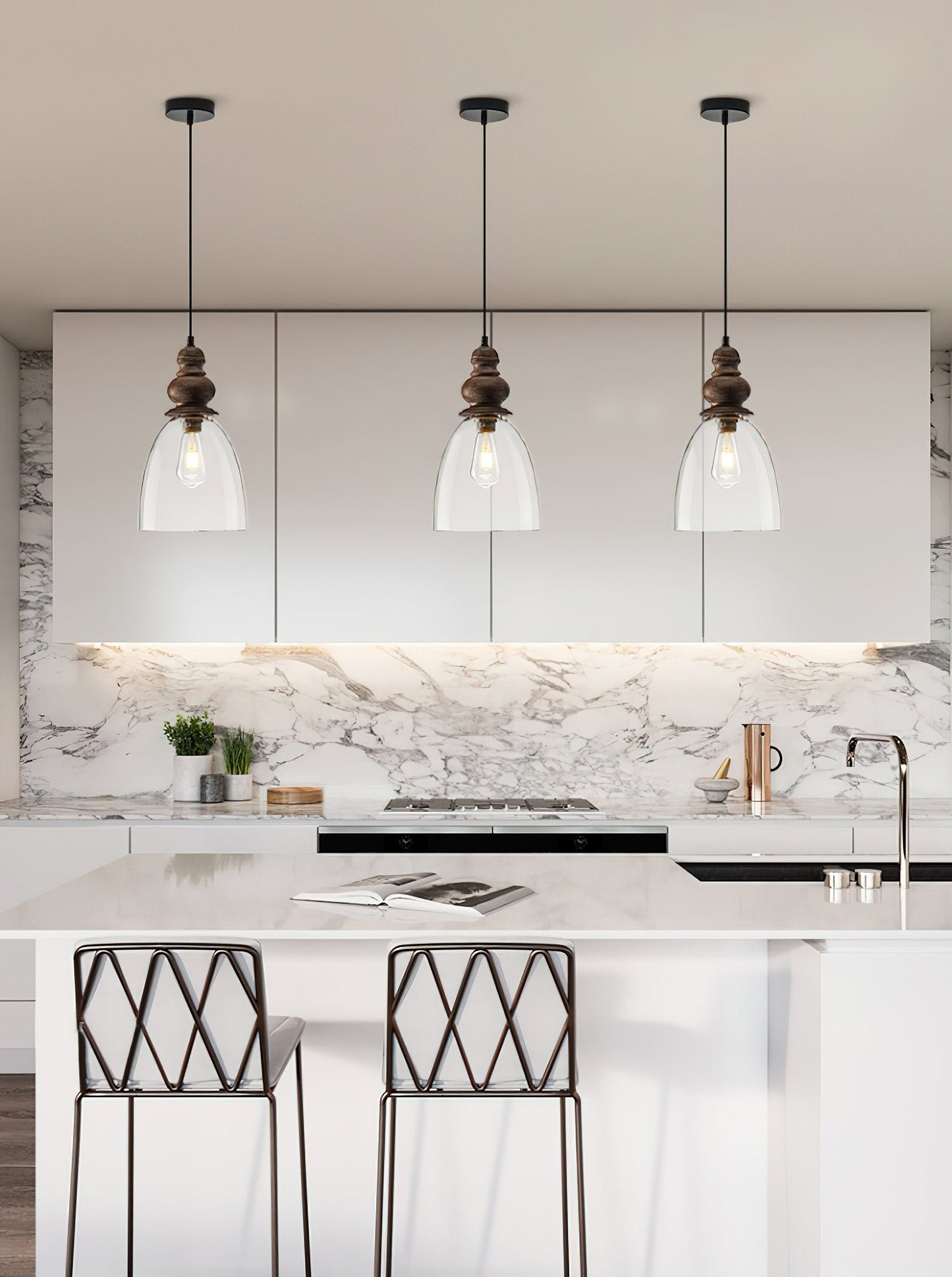 Kesa Glass Pendant Lamp