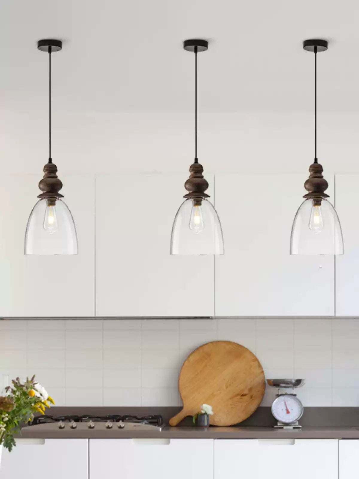 Kesa Glass Pendant Lamp