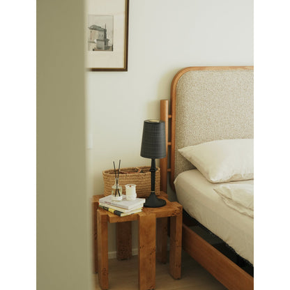 Tilia Black Table Lamp (Built-in Battery)