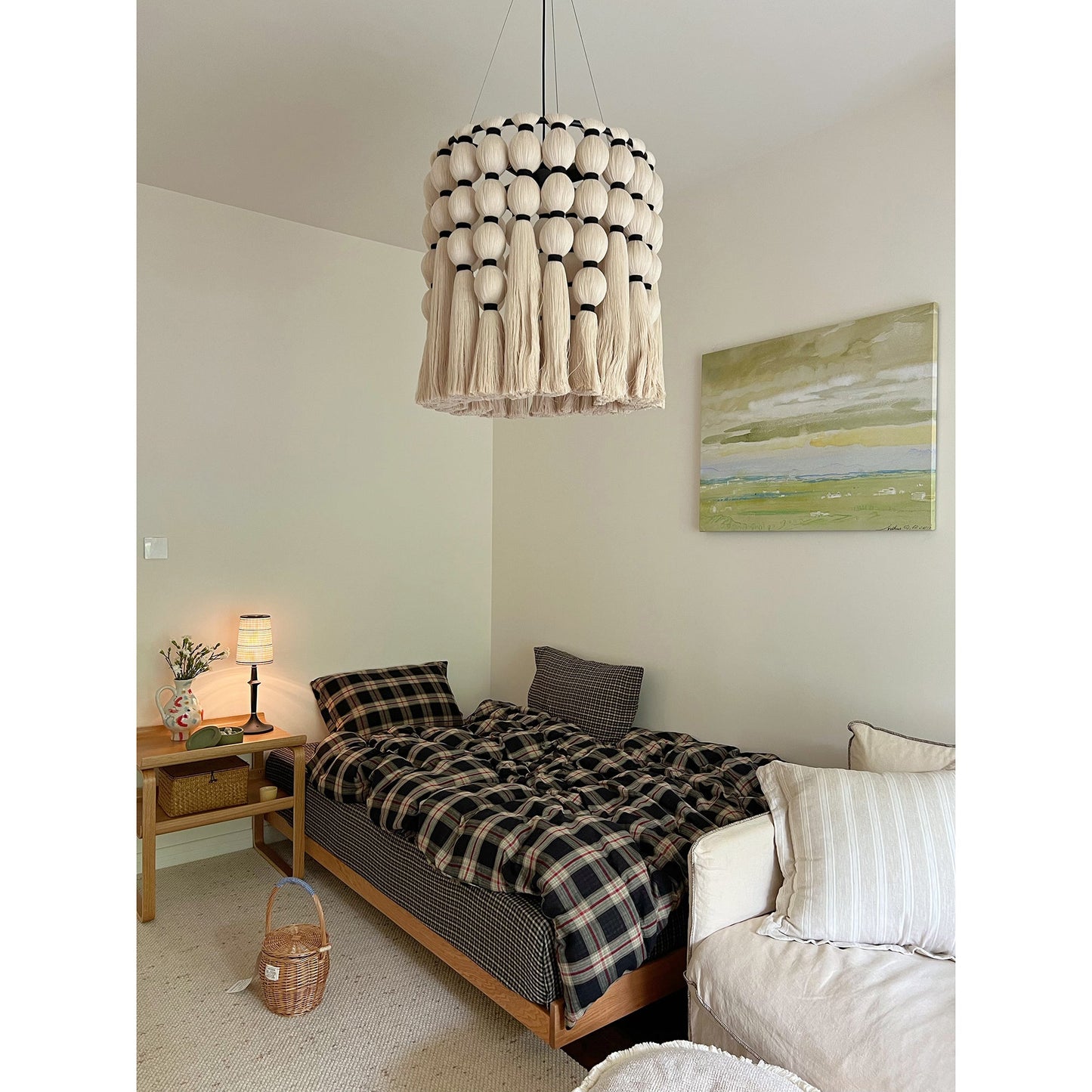 Tilia Black Table Lamp (Built-in Battery)
