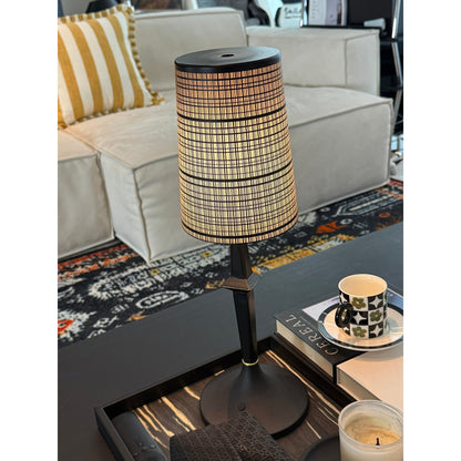 Tilia Black Table Lamp (Built-in Battery)