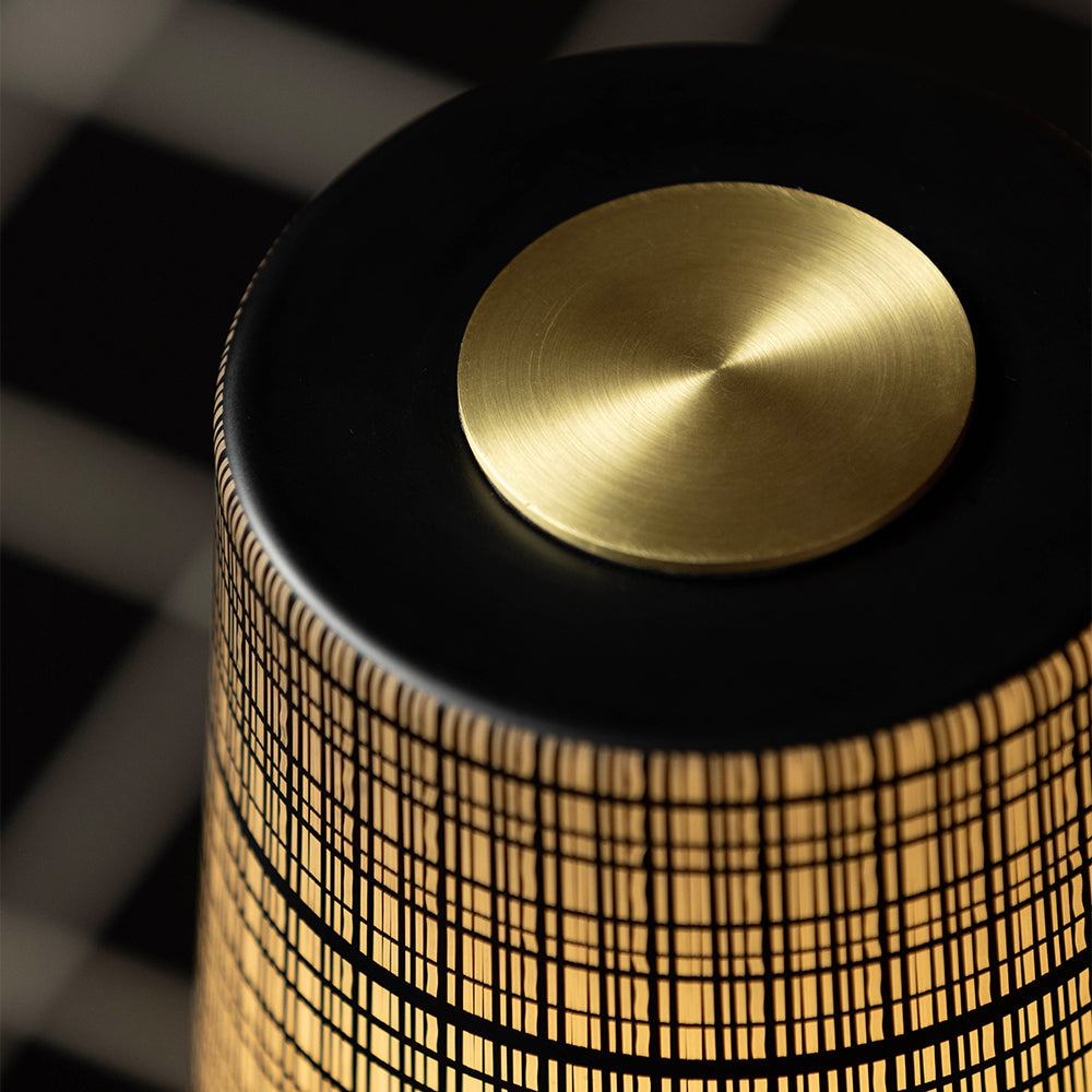 Tilia Black Table Lamp (Built-in Battery)