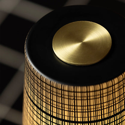 Tilia Black Table Lamp (Built-in Battery)