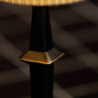 Tilia Black Table Lamp (Built-in Battery)