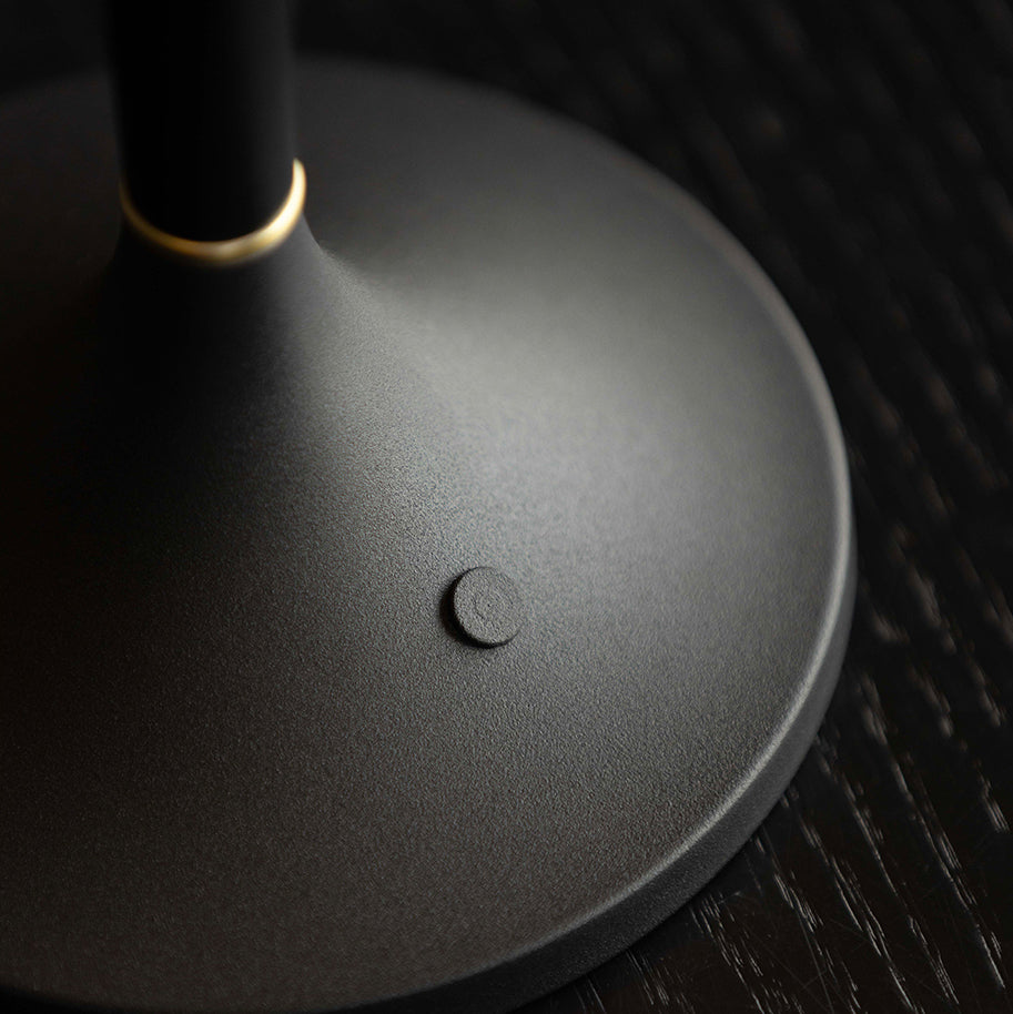 Tilia Black Table Lamp (Built-in Battery)