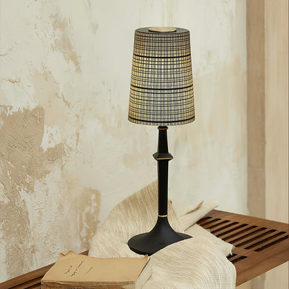 Tilia Black Table Lamp (Built-in Battery)