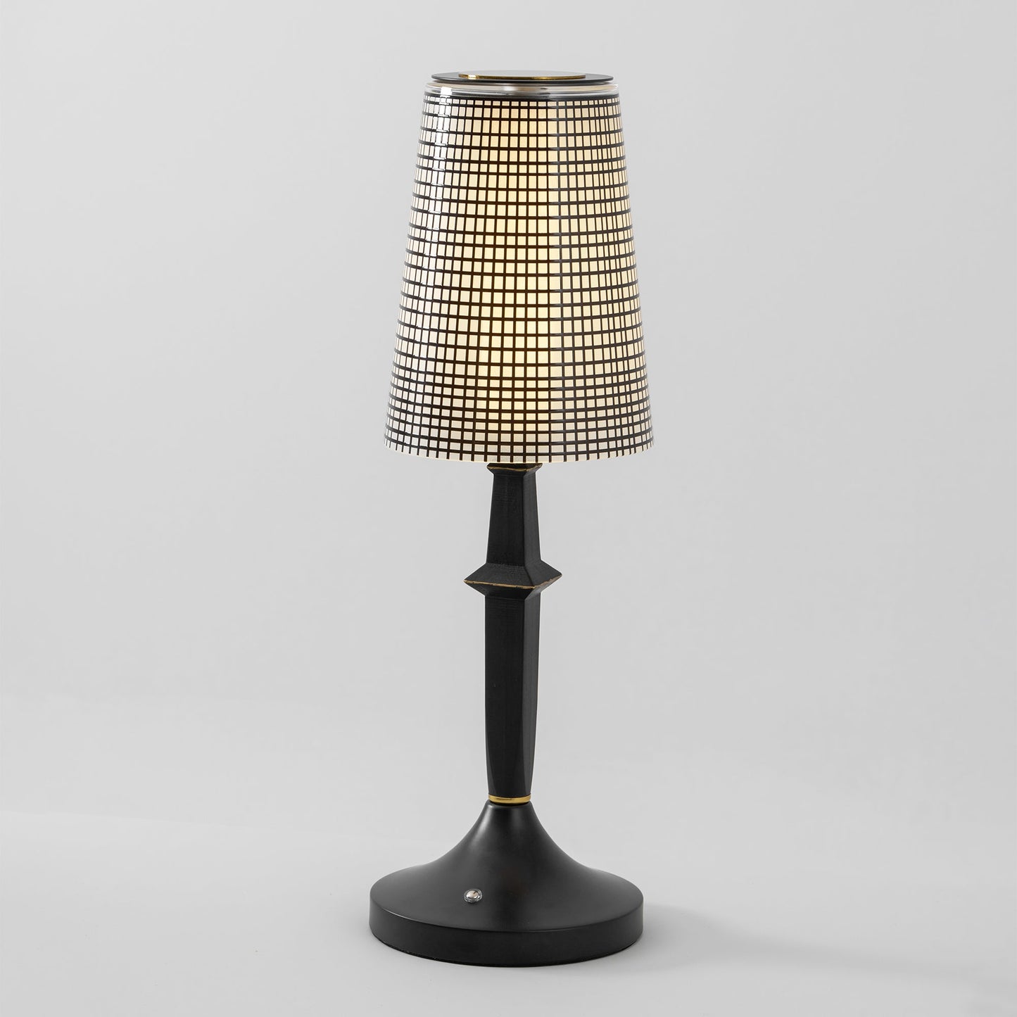 Tilia Black Table Lamp (Built-in Battery)
