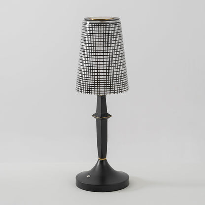 Tilia Black Table Lamp (Built-in Battery)