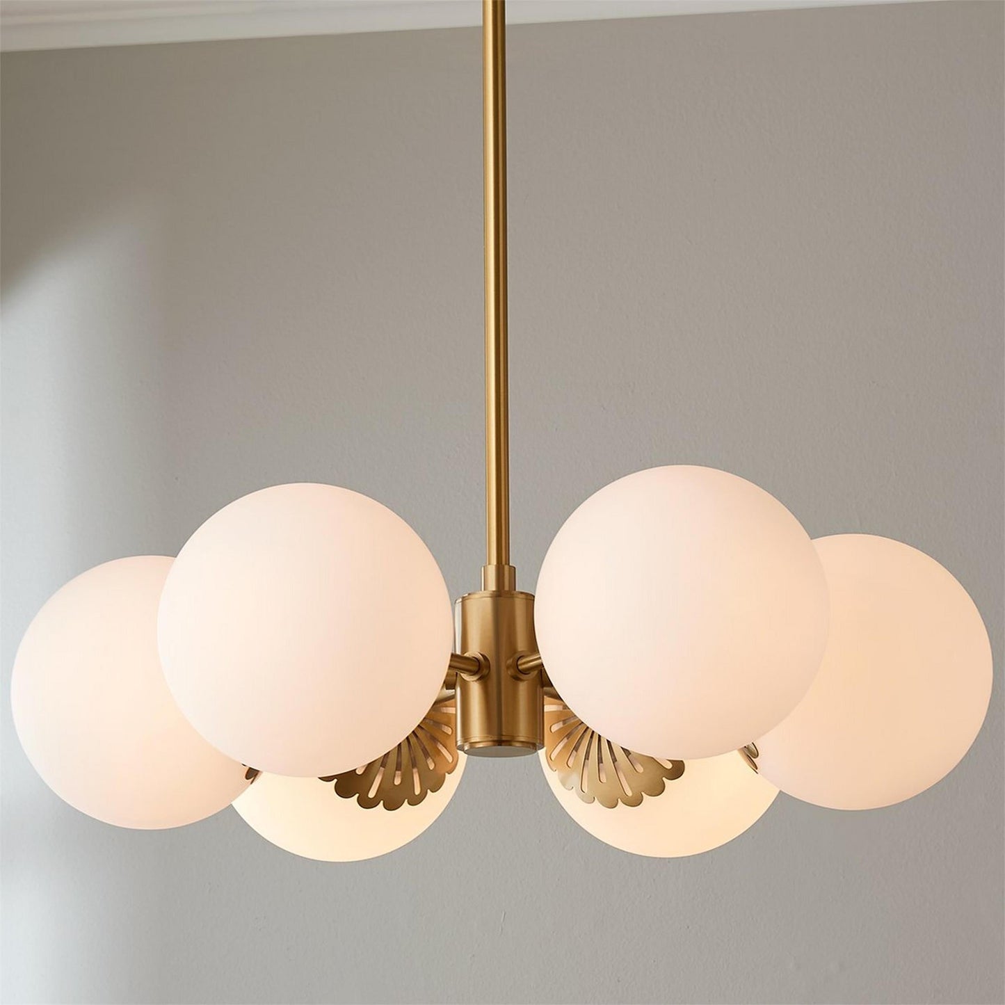 Hematite Globe Chandelier
