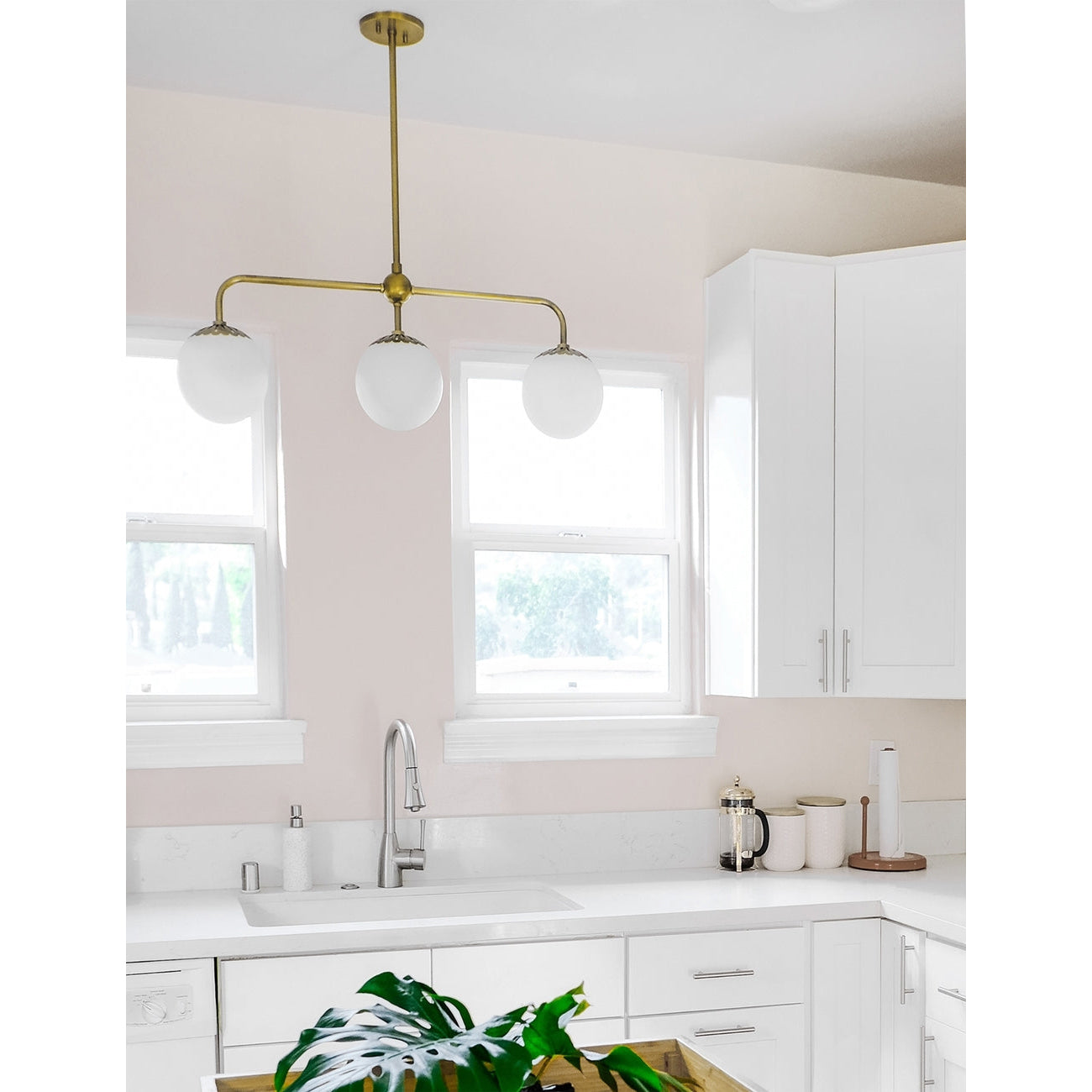 Hematite Globe Pendant Lamp
