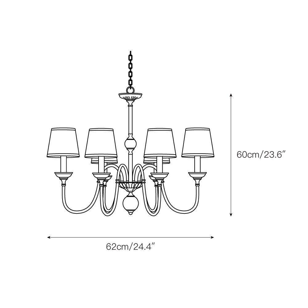 Halia Brass Chandelier