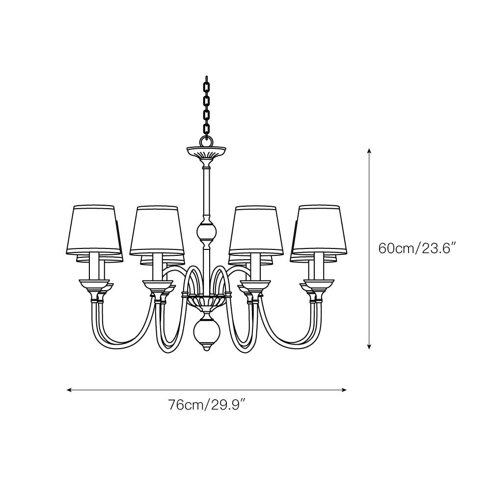 Halia Brass Chandelier