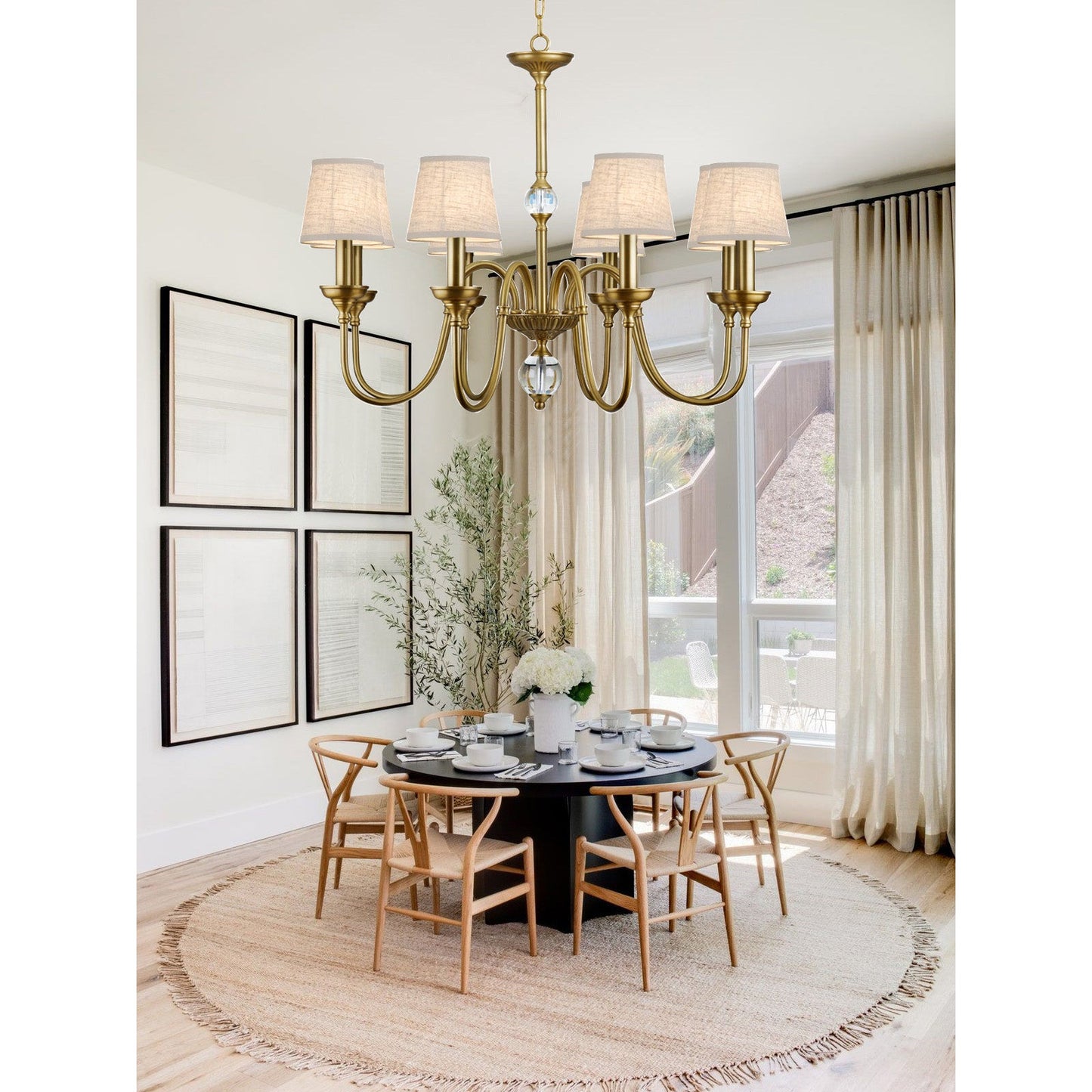 Halia Brass Chandelier