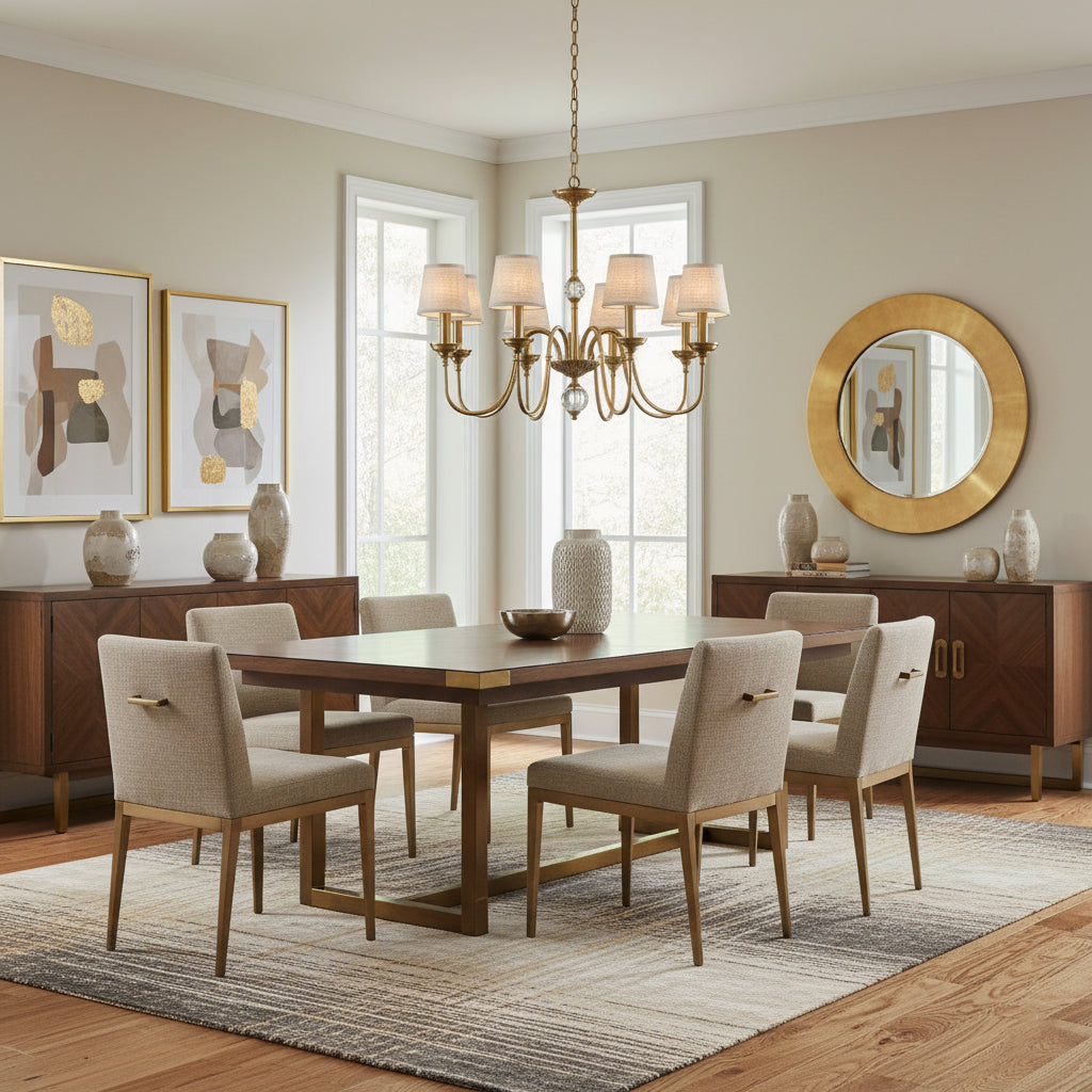 Halia Brass Chandelier