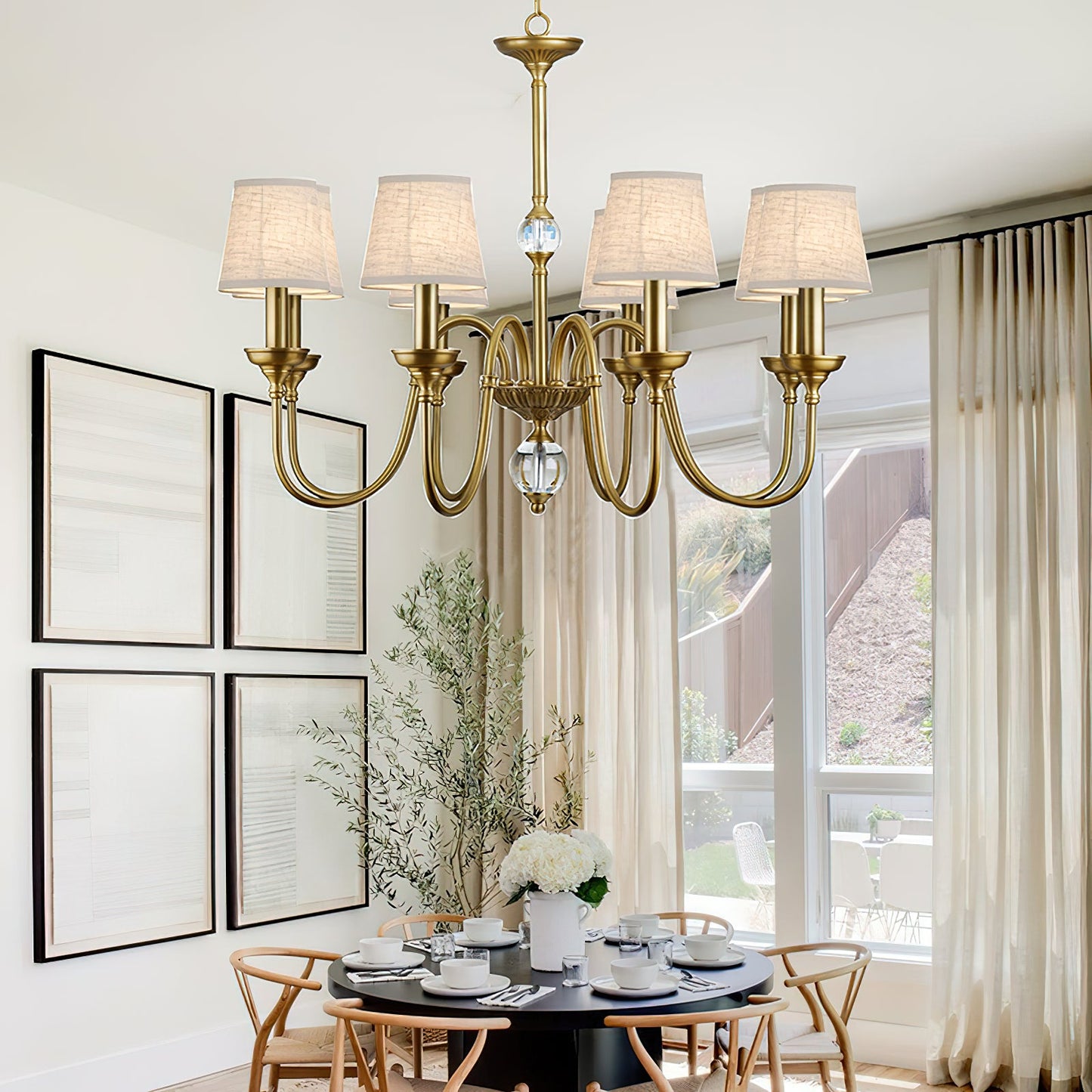 Halia Brass Chandelier