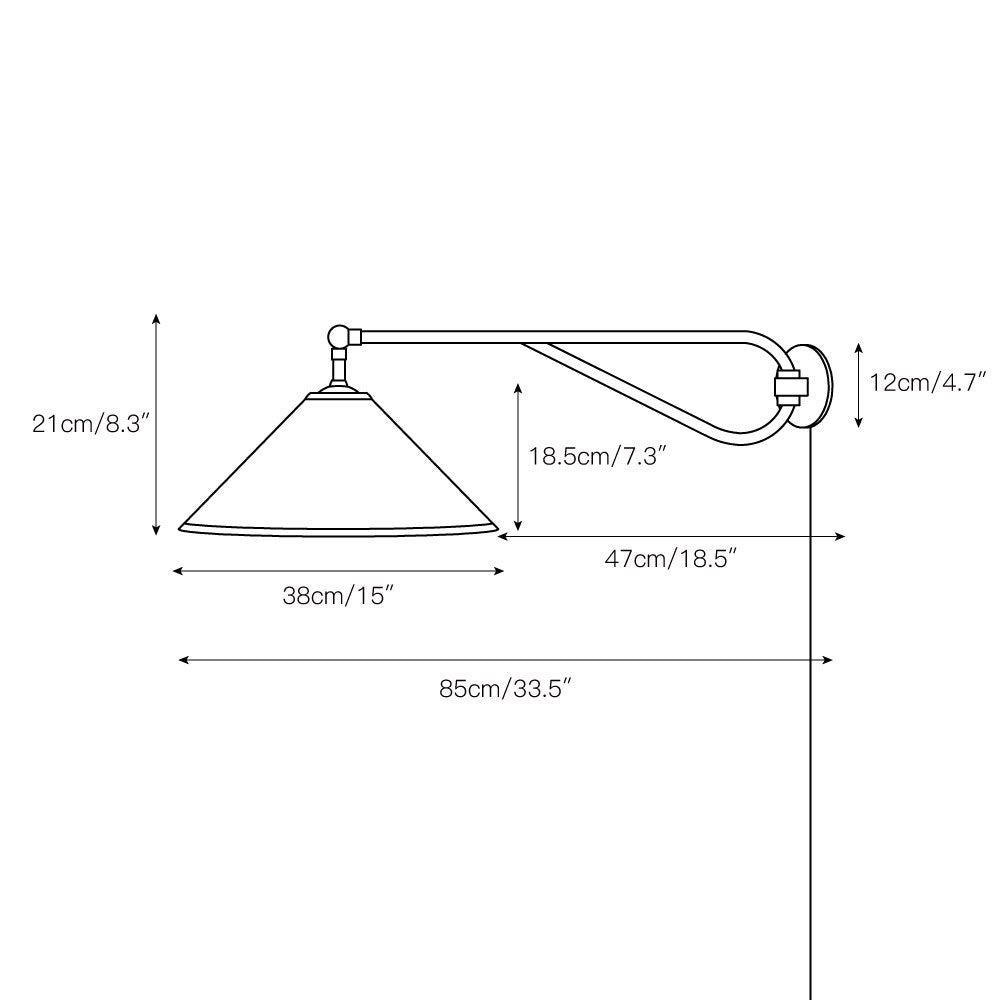 Kesine Plug-in Wall Lamp