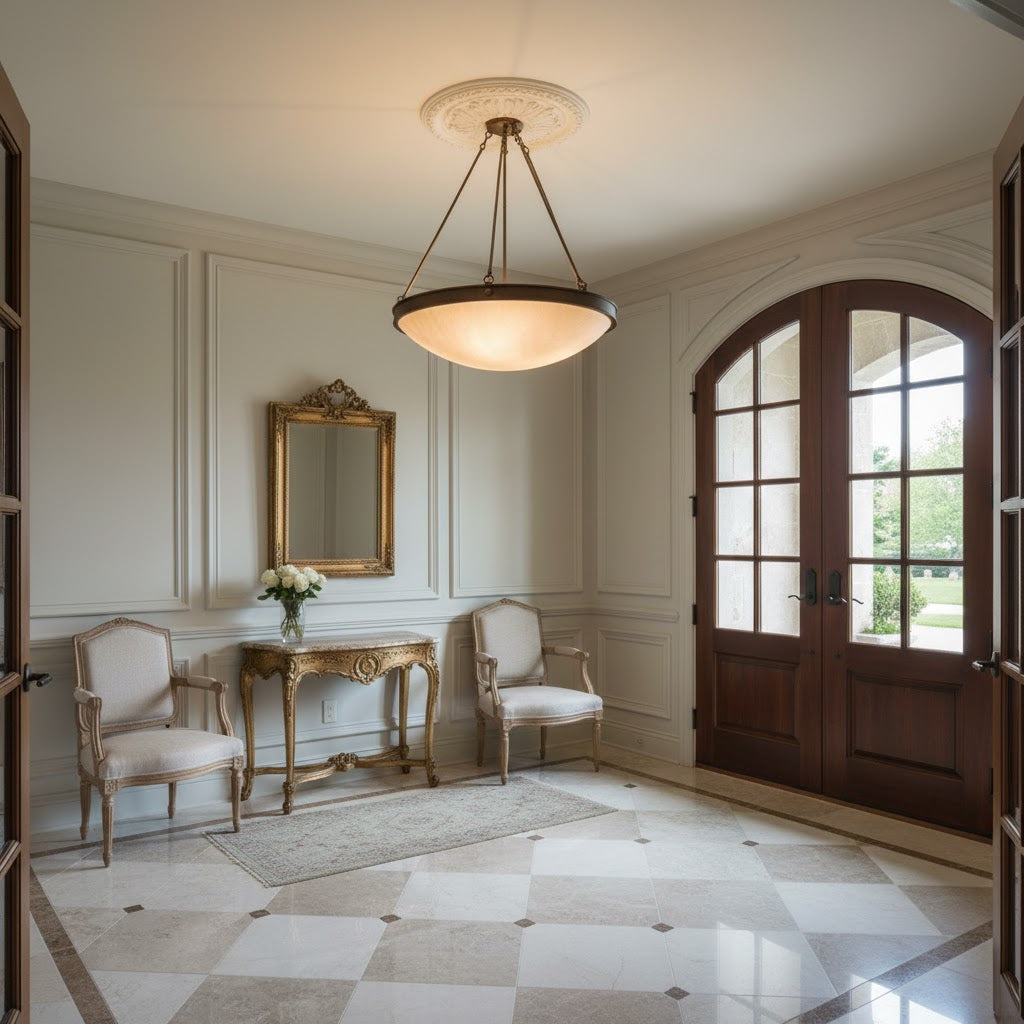 Amalfi Alabaster Ceiling Lamp