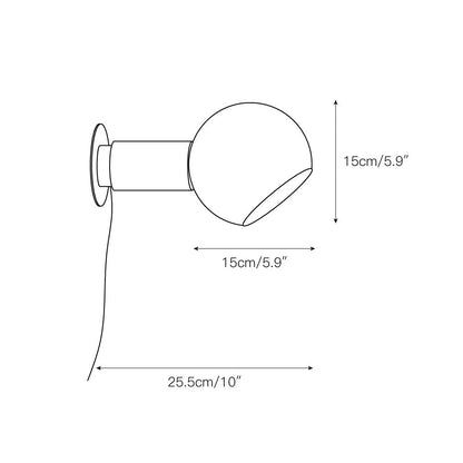 Lucent Sphere Wall Lamp