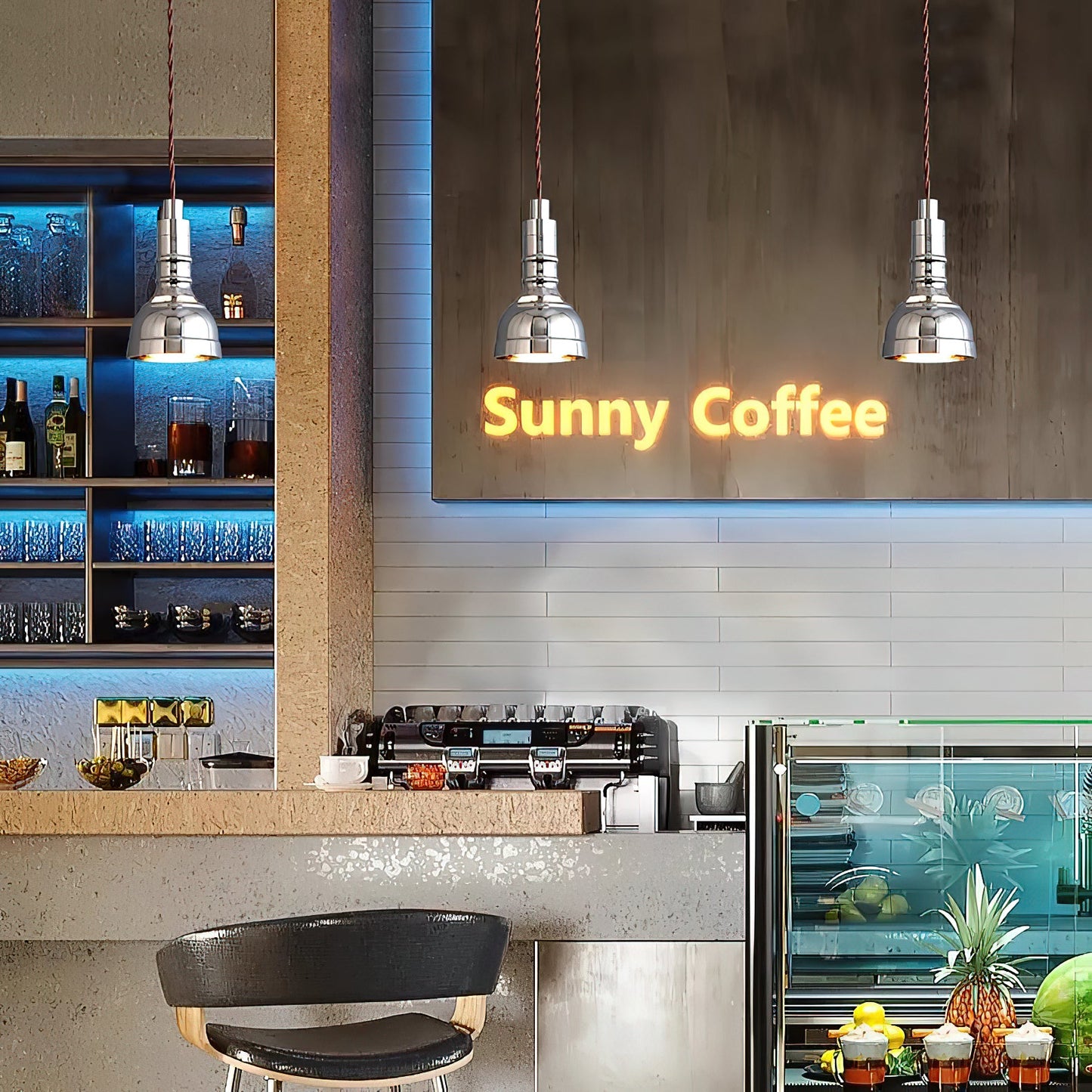 Octave Chrome Pendant Lamp